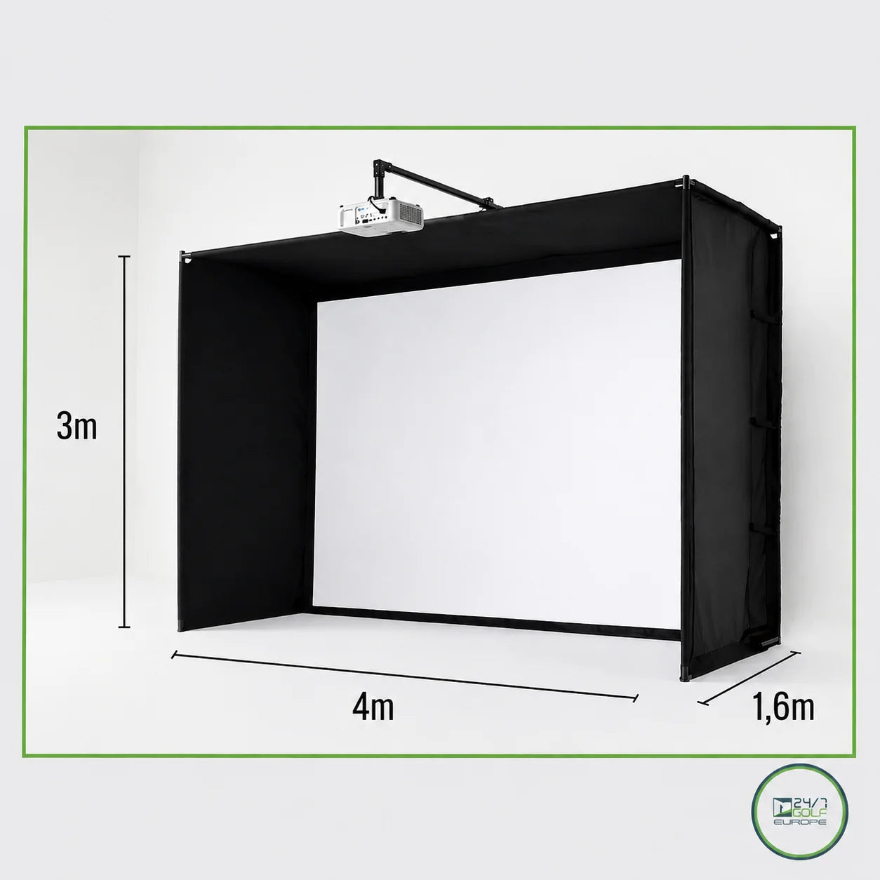 24/7 Golf Simulator Enclosure (Limited Stock)