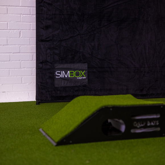 SimBox Golf Simulator Enclosure - W 2.6m x H 2.5m x D 1.5m (8'6" x 8'2" x 4'11")