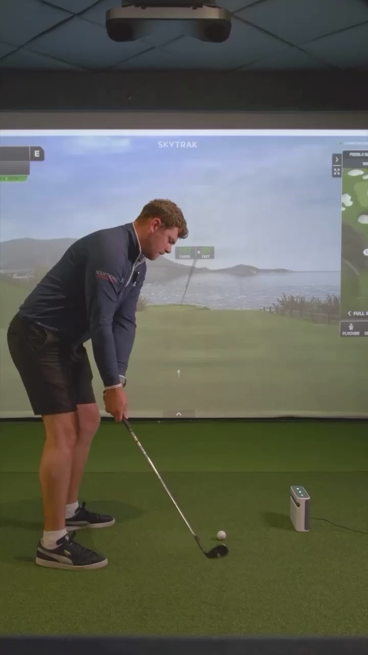 SKYTRAK SimBox heimilisgolfhermir, heill pakki